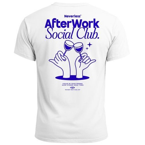 Backprint tshirt herren - tshirt,