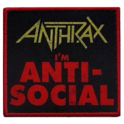 Anthrax patch anti social - anthrax,
