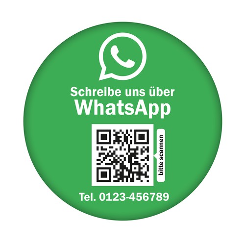 Social media aufkleber - aufkleber, qr