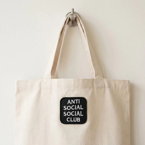 Anti social patch funny - social,