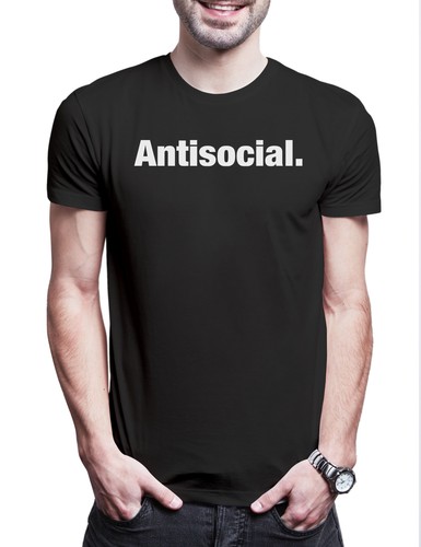 Antisocial herren shirt - antisocial,