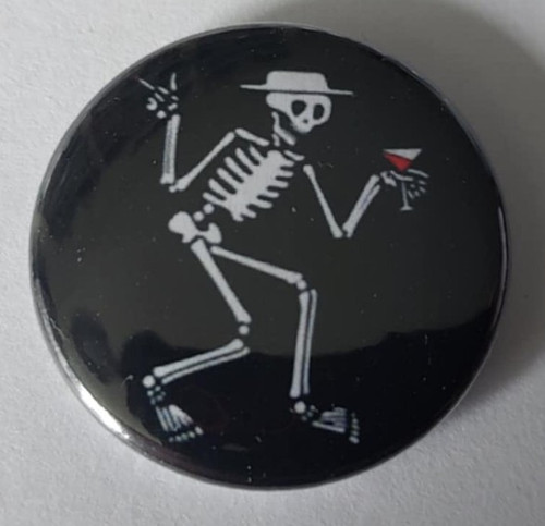 Social distortion button - social,