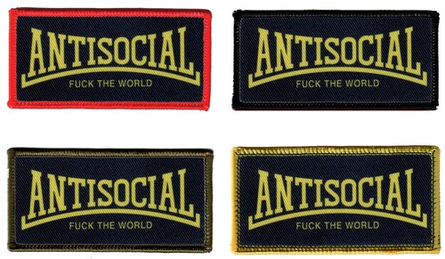 ANTISOCIAL-FTW"Aufnäher"Patch