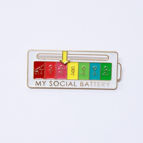 Social battery pins brosche - battery-pins,