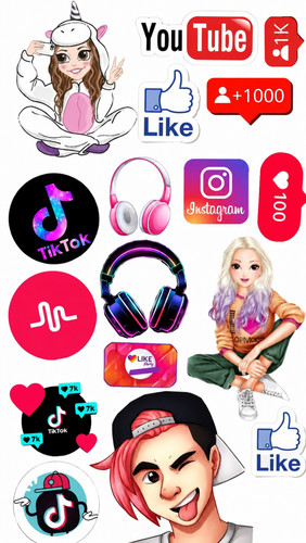 Social media emoticons essbar - social,