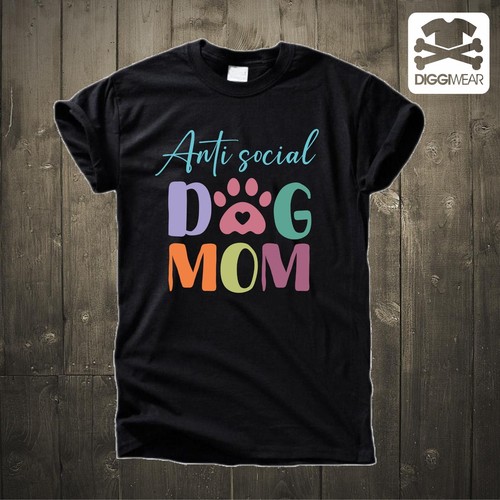 Anti social dog - social, |